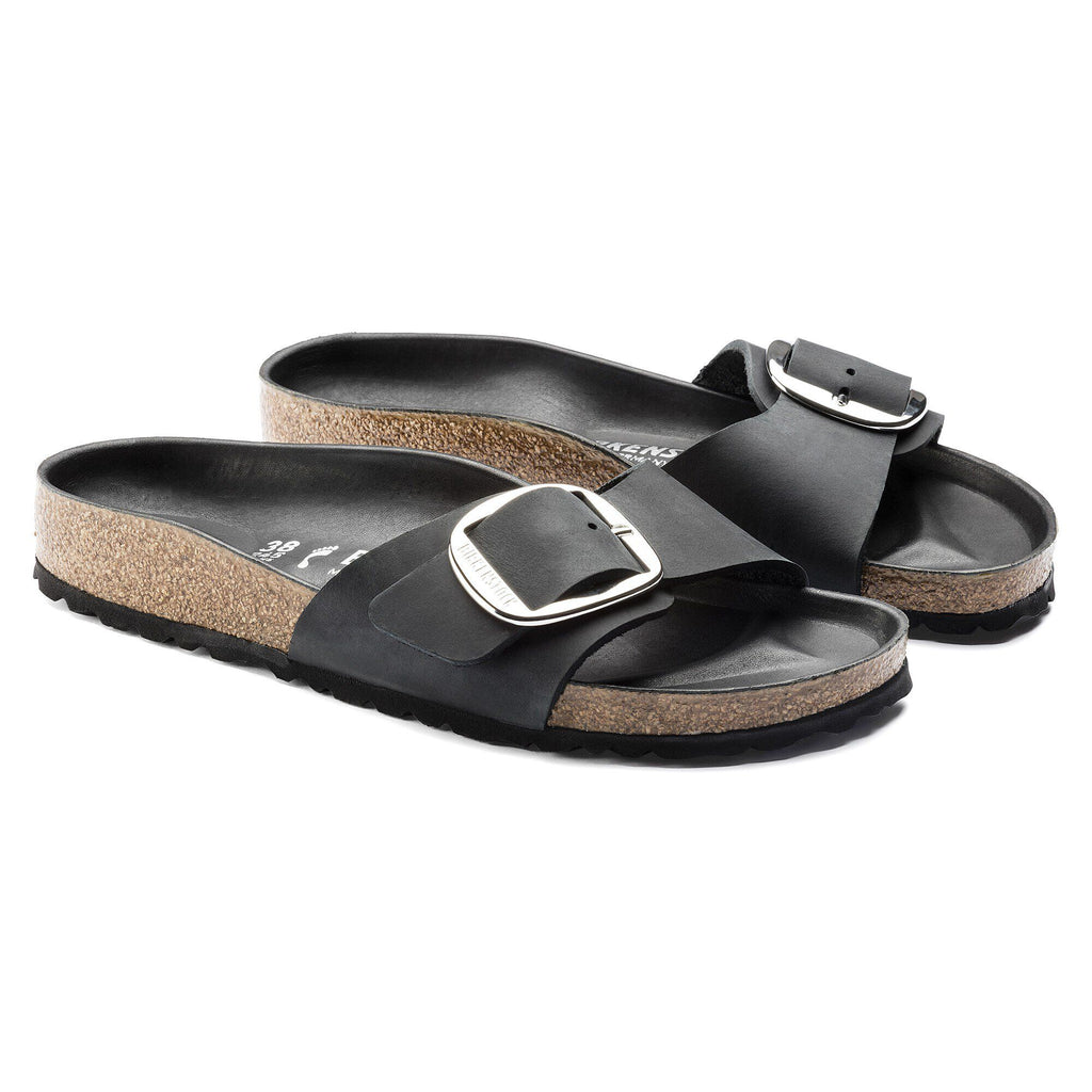Madrid Big Buckle Natural Leather Oiled