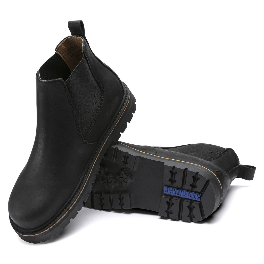 Stalon Nubuck Leather Black