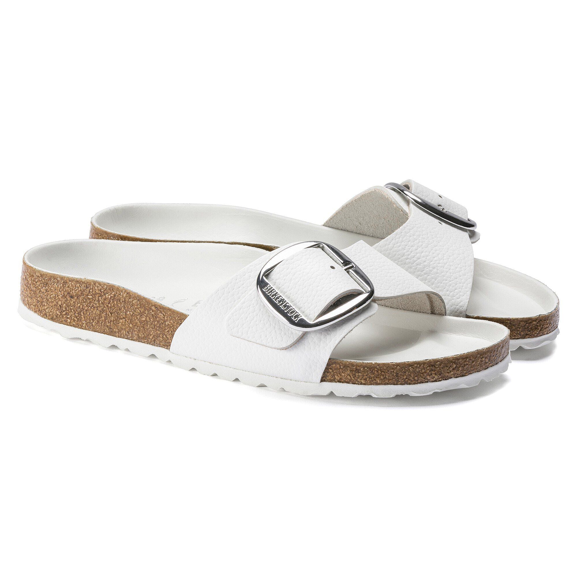 Madrid Big Buckle Natural Leather
