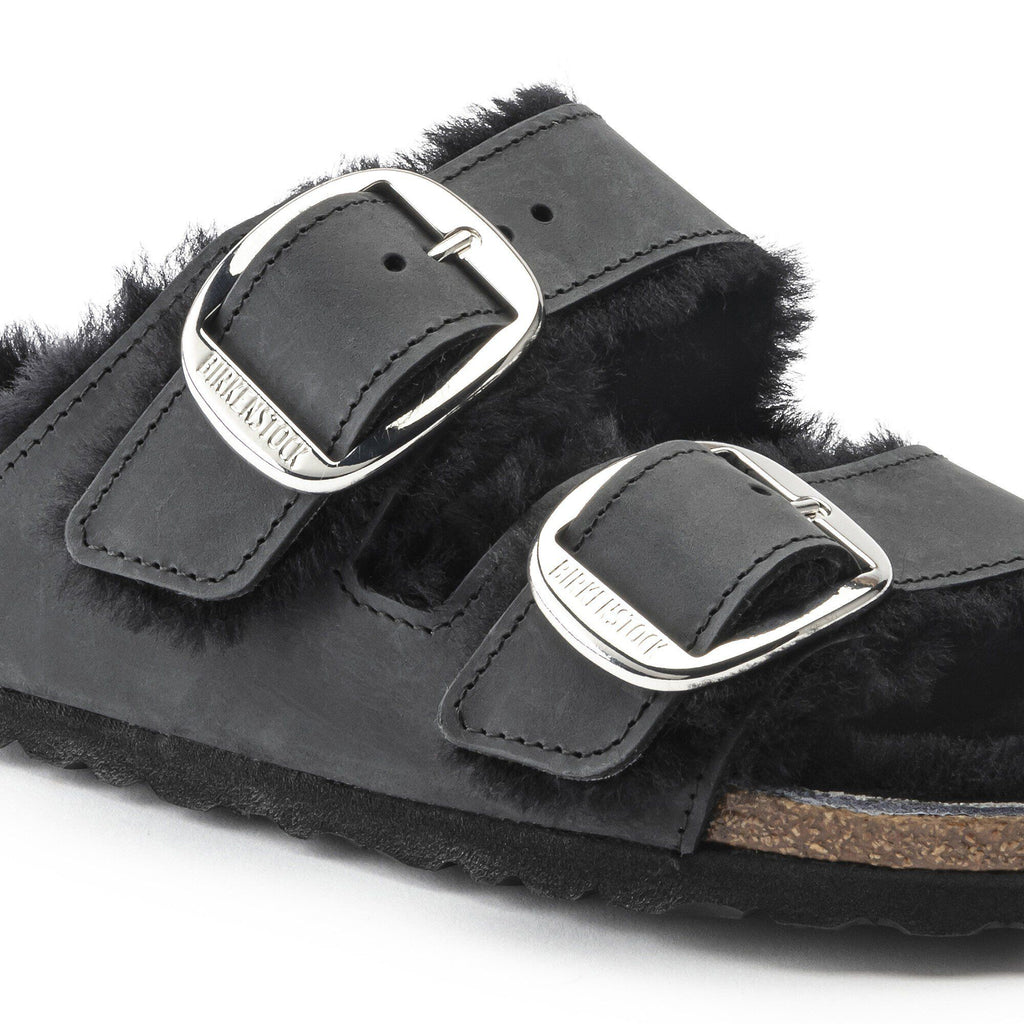 Arizona Big Buckle Shearling Natural Leather Oiled