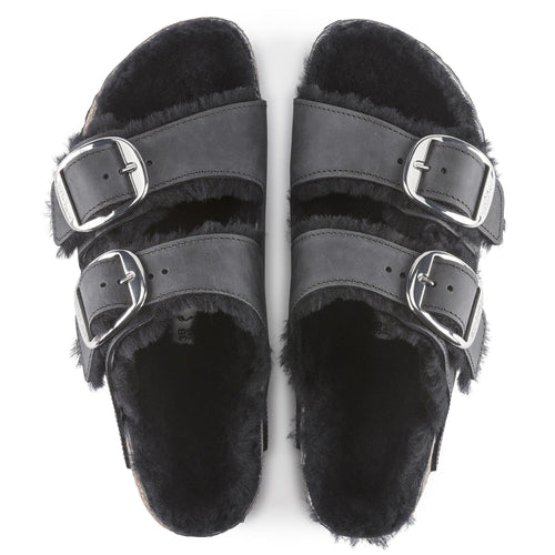 Arizona Big Buckle Shearling Natural Leather Oiled