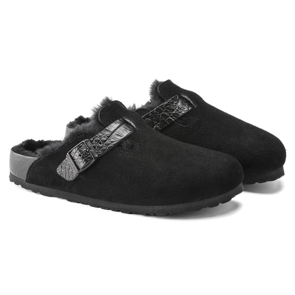 Boston Shearling Suede Leather
