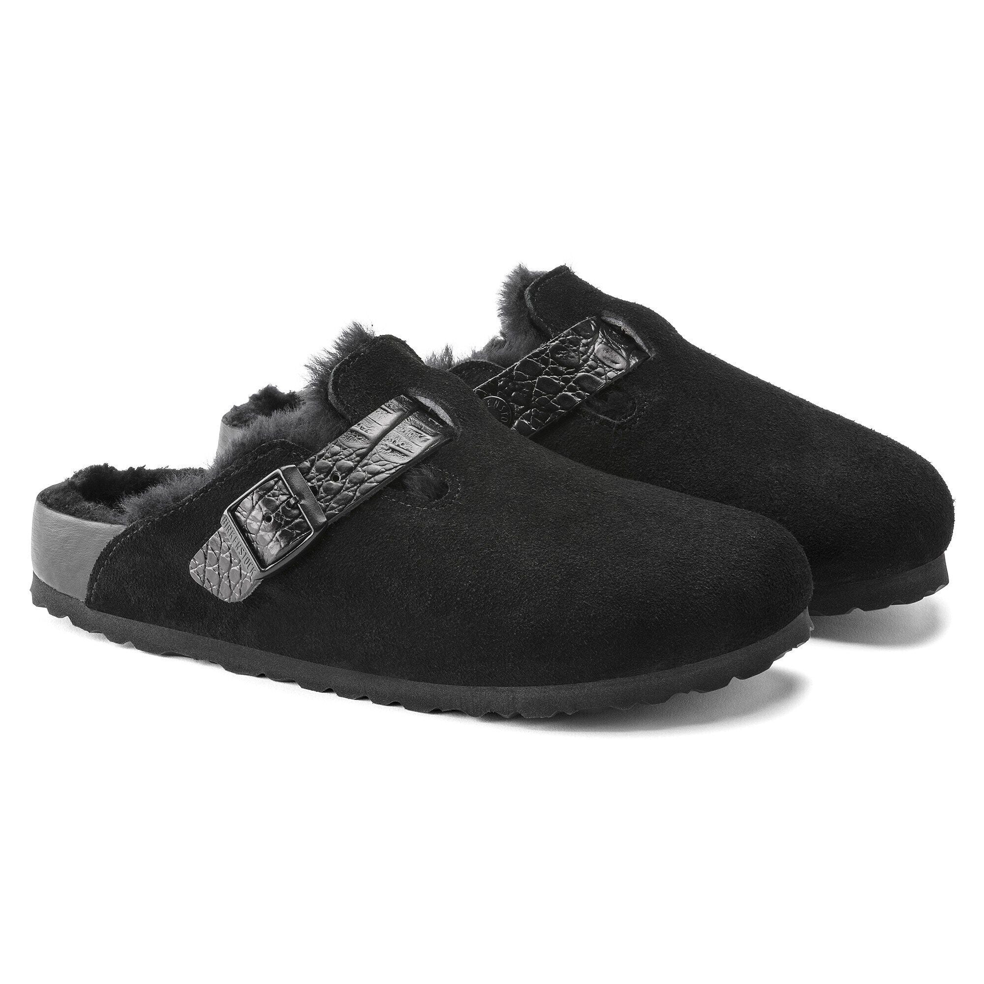 Boston Shearling Suede Leather