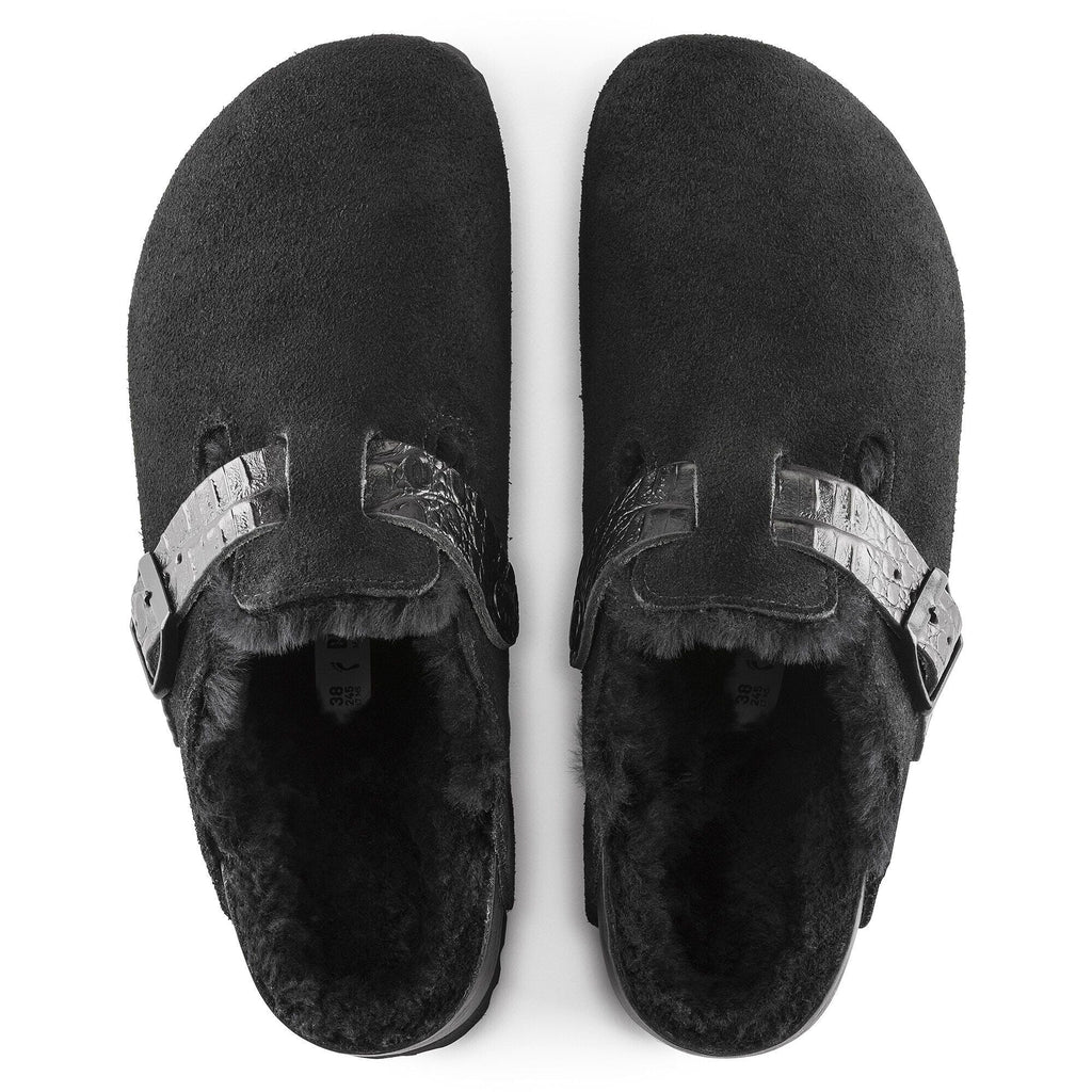 Boston Shearling Suede Leather