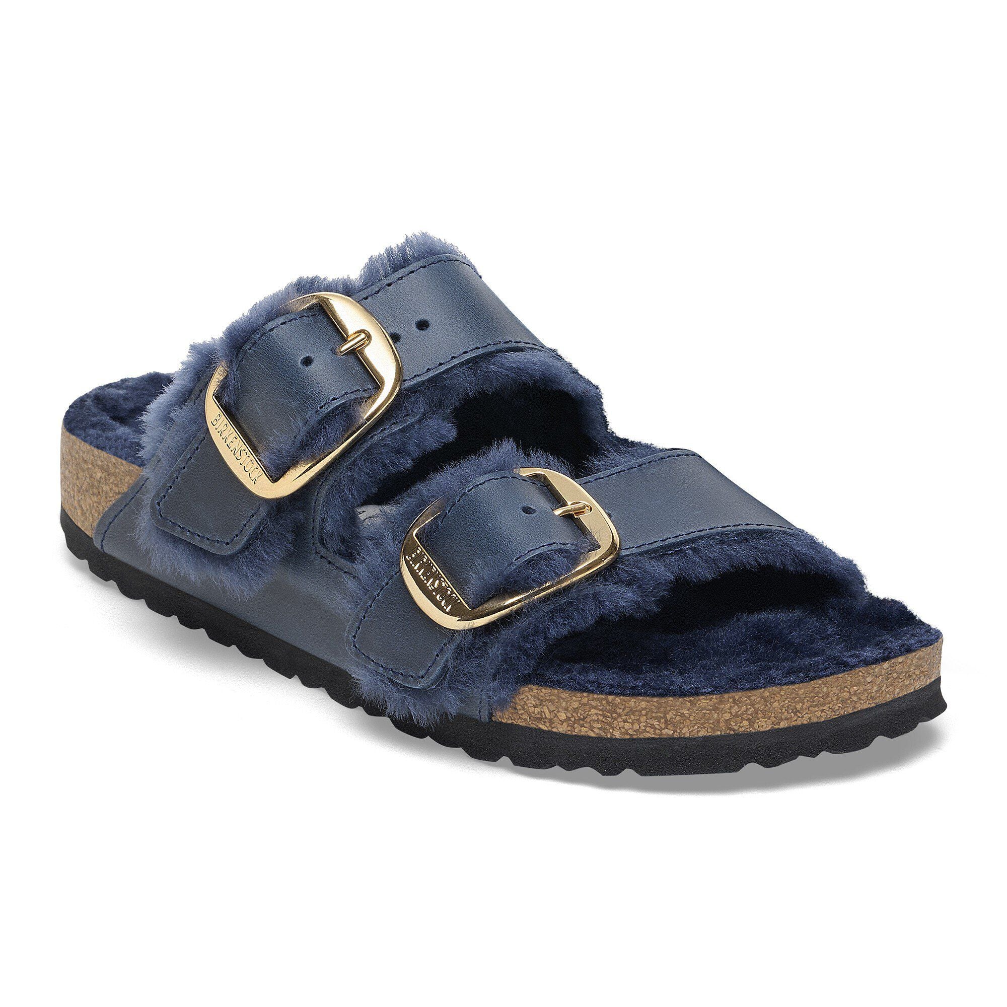 Arizona Big Buckle Shearling Natural Leather Oiled