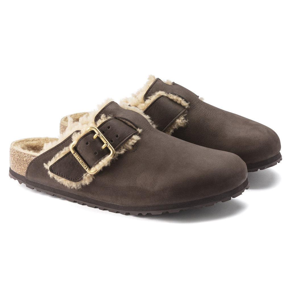 Boston Bold Shearling Leather Espresso