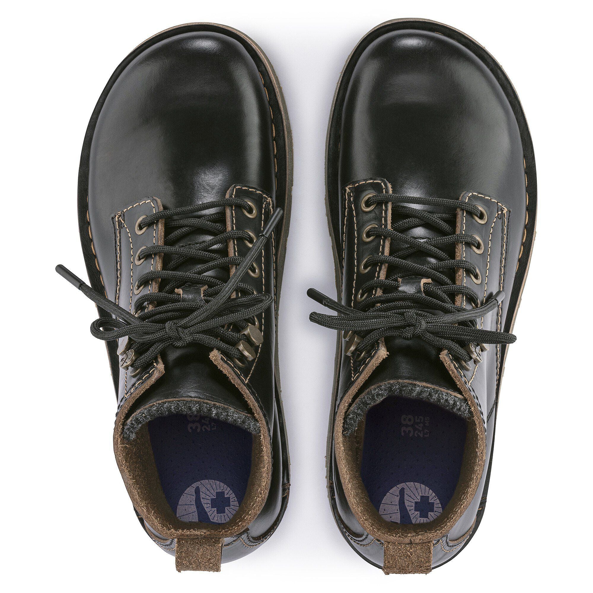 Birmingham Lace Men Natural Leather Oiled