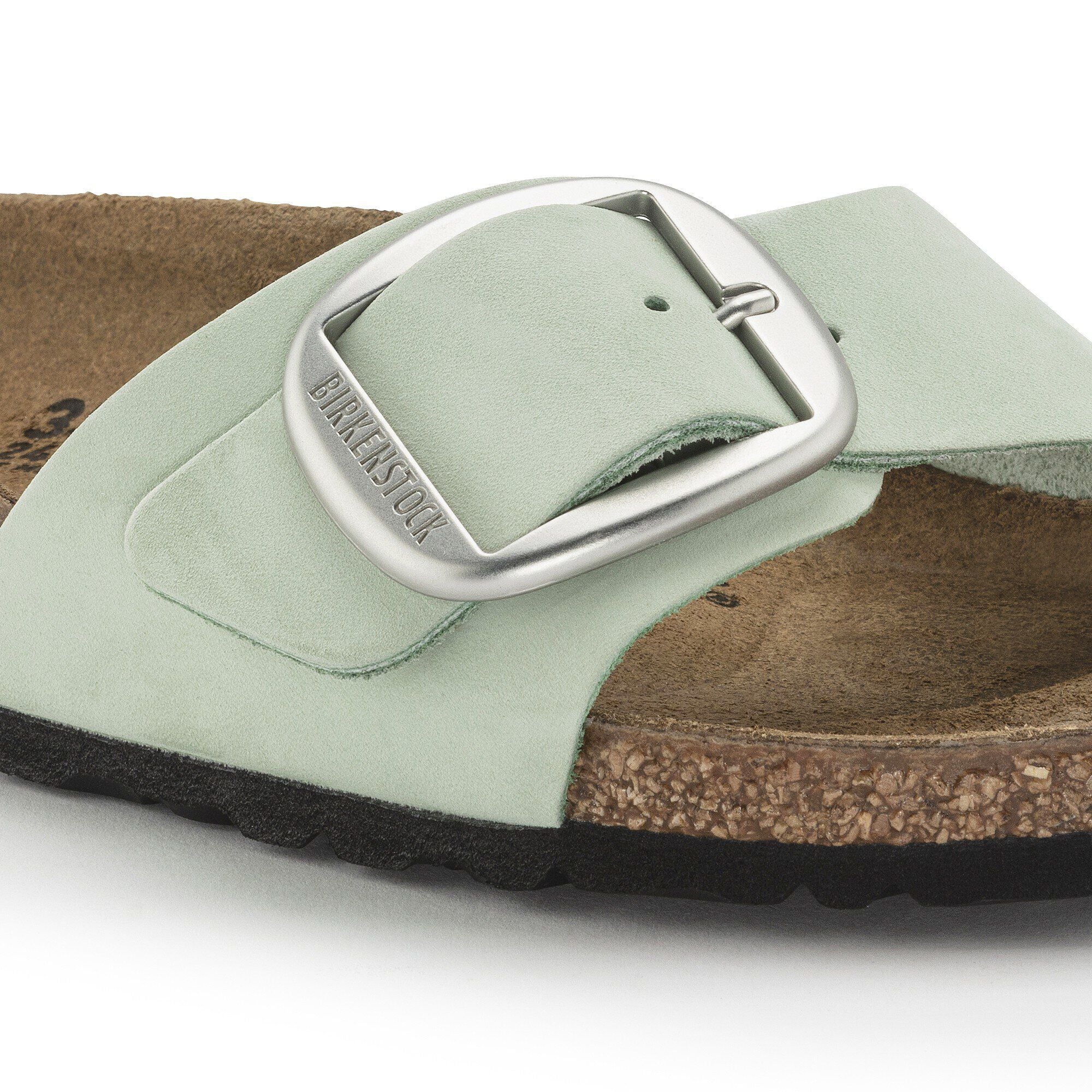 Madrid Big Buckle Nubuck Leather