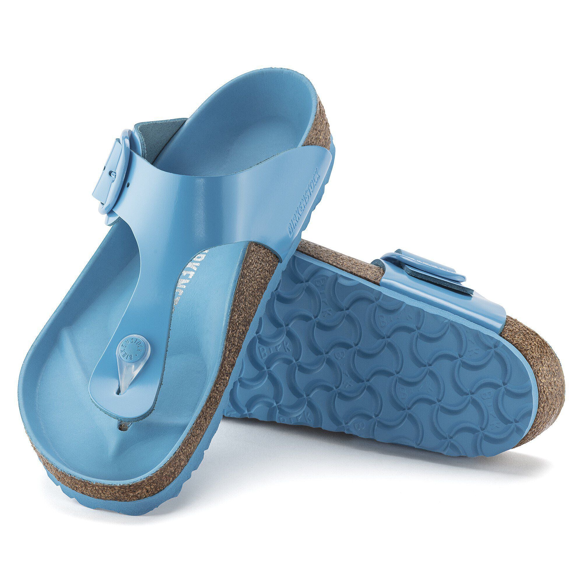 Gizeh Big Buckle Natural Leather Patent