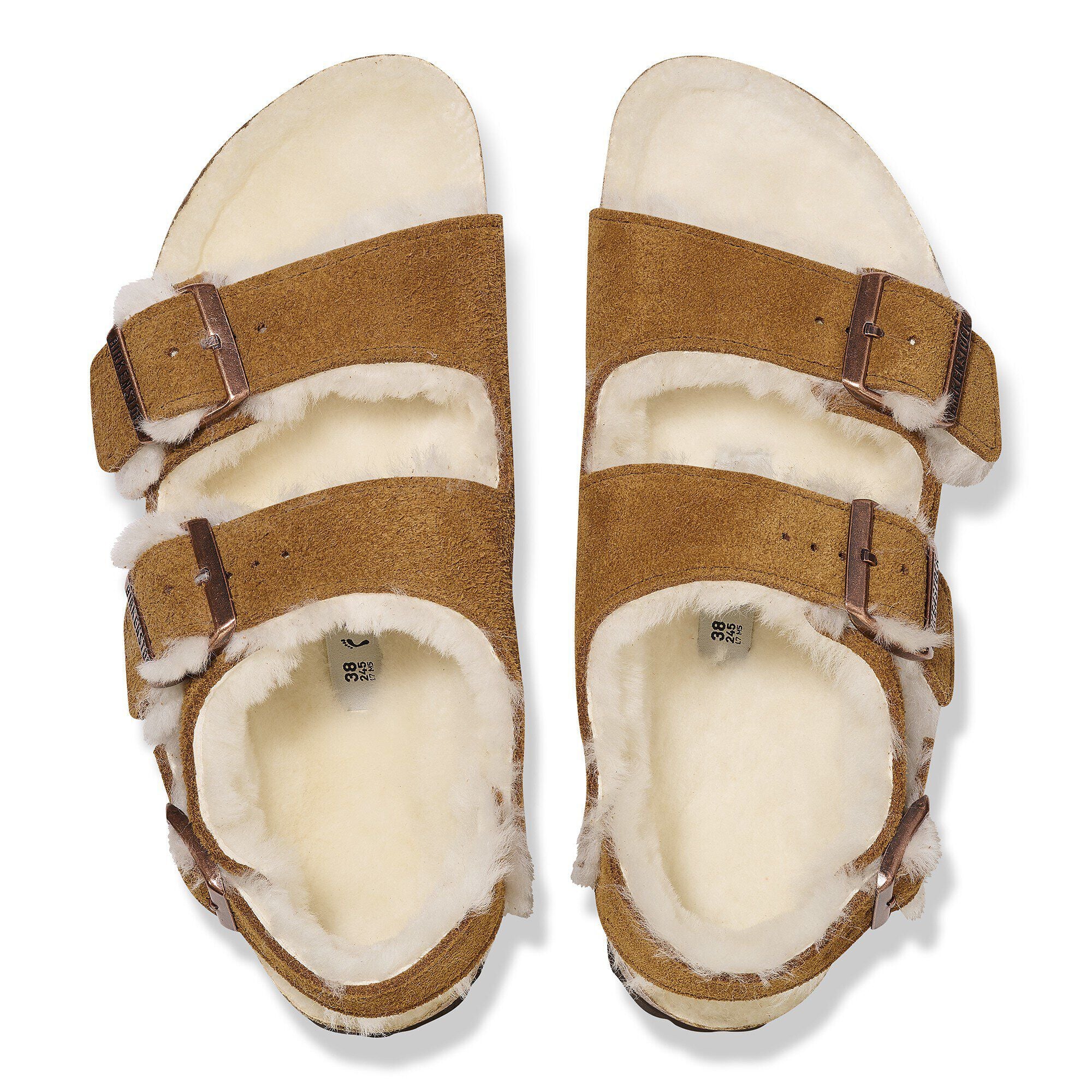 Milano Shearling Suede Leather/Fur