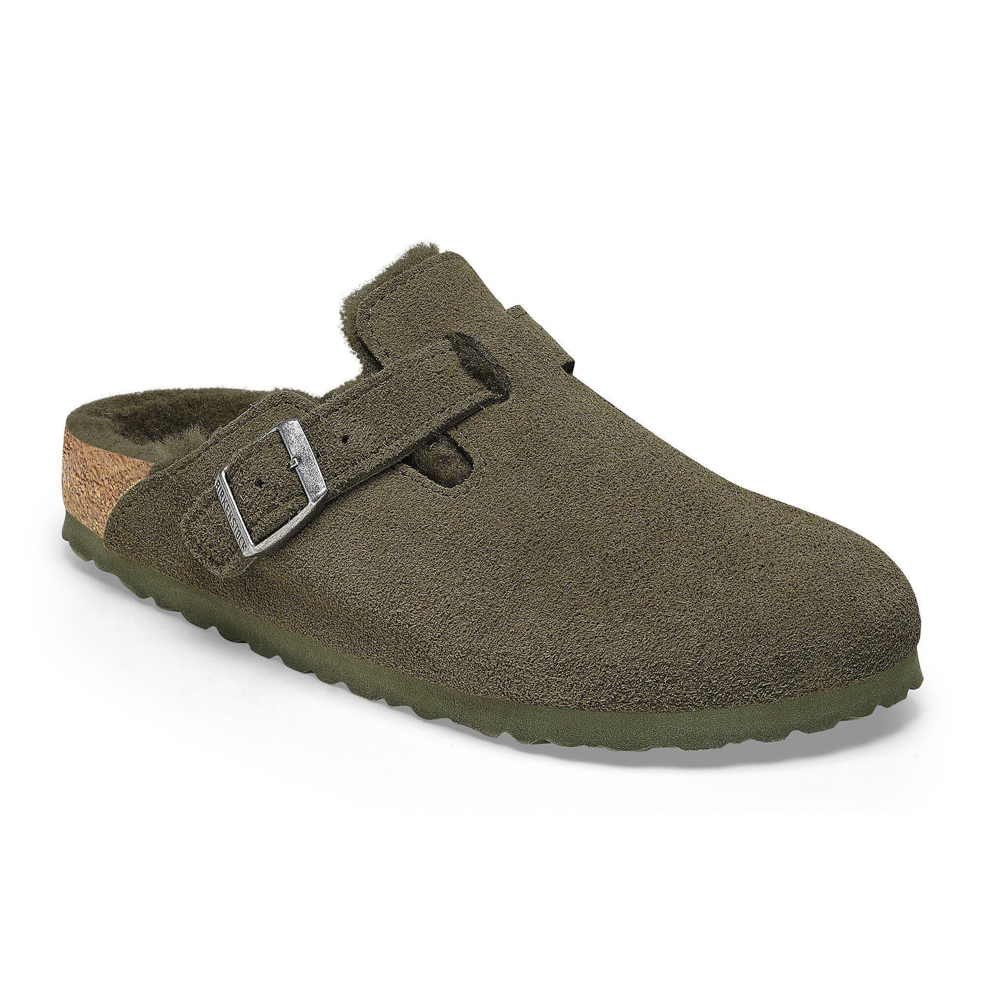 Boston Shearling Suede Leather