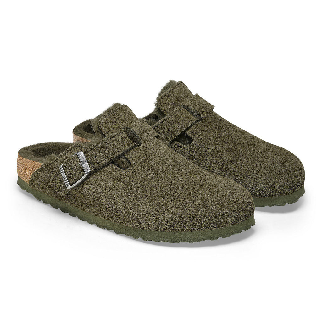 Boston Shearling Suede Leather