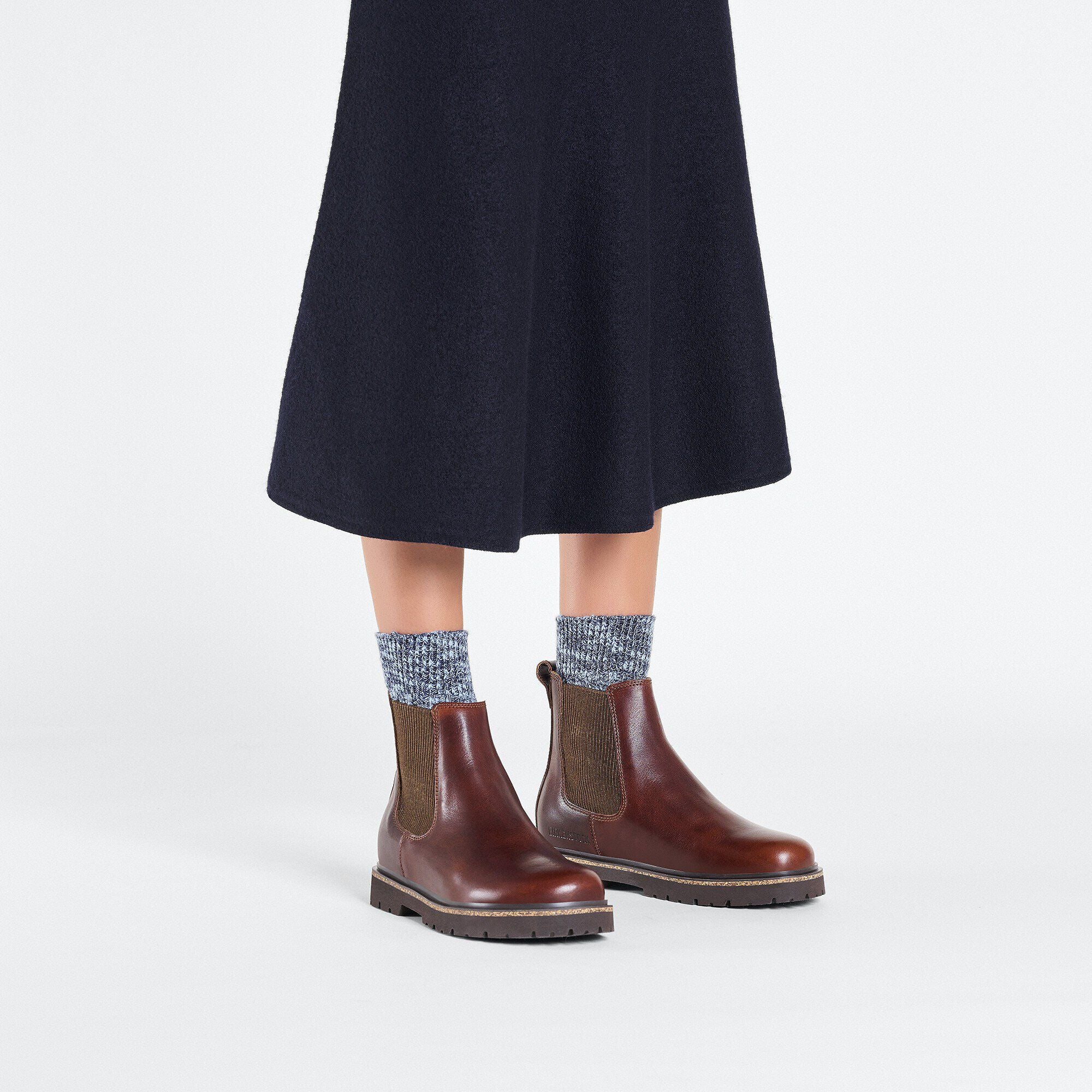 Highwood Slip On Women Natural Leather