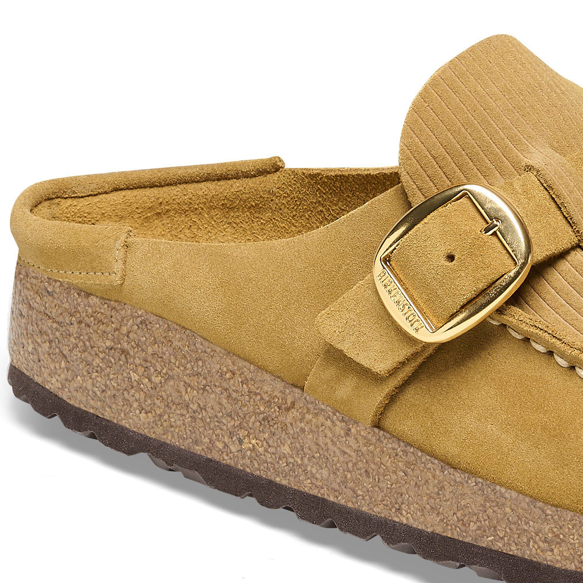 Buckley Suede Embossed Corduroy Cork Brown