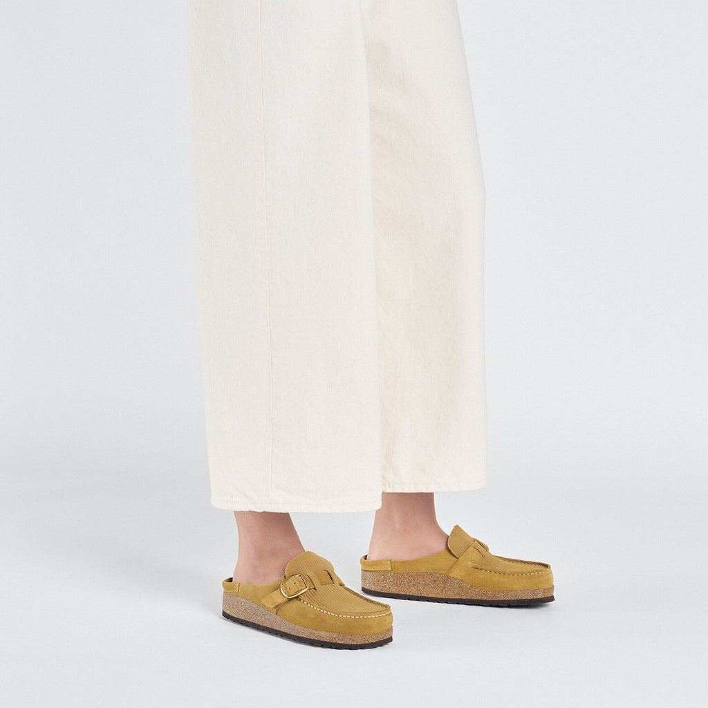 Buckley Suede Embossed Corduroy Cork Brown