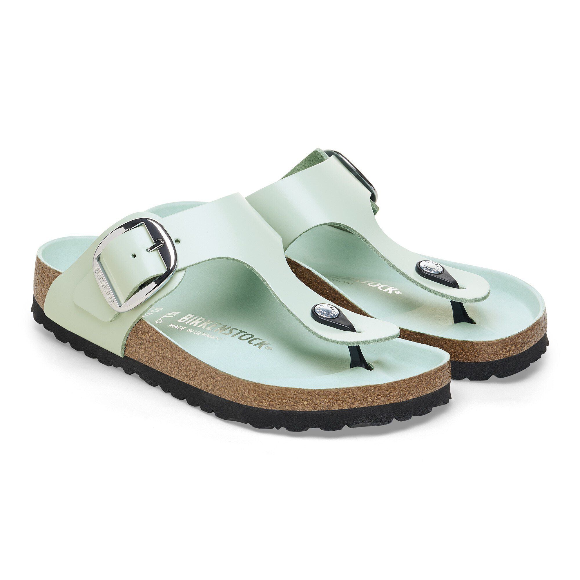 Gizeh Big Buckle Natural Leather Patent
