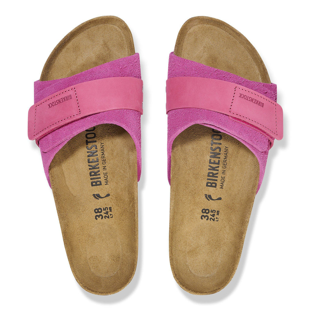 Oita Nubuck-Suede Leather Fuchsia Tulip