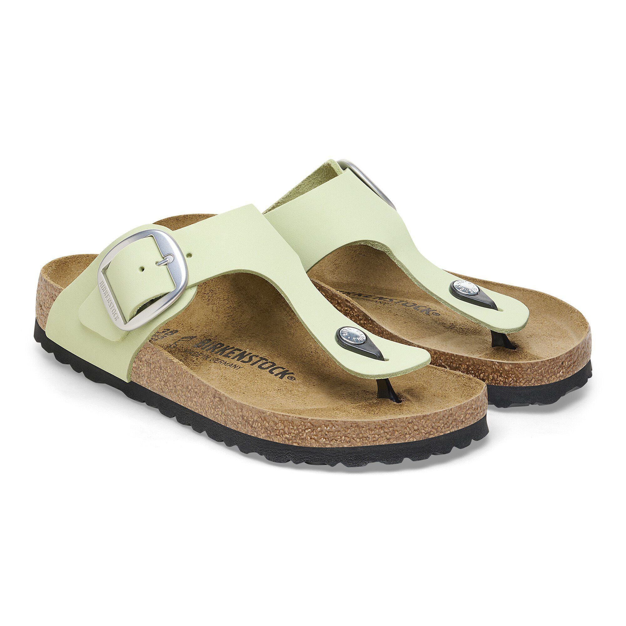 Gizeh Big Buckle Nubuck Leather