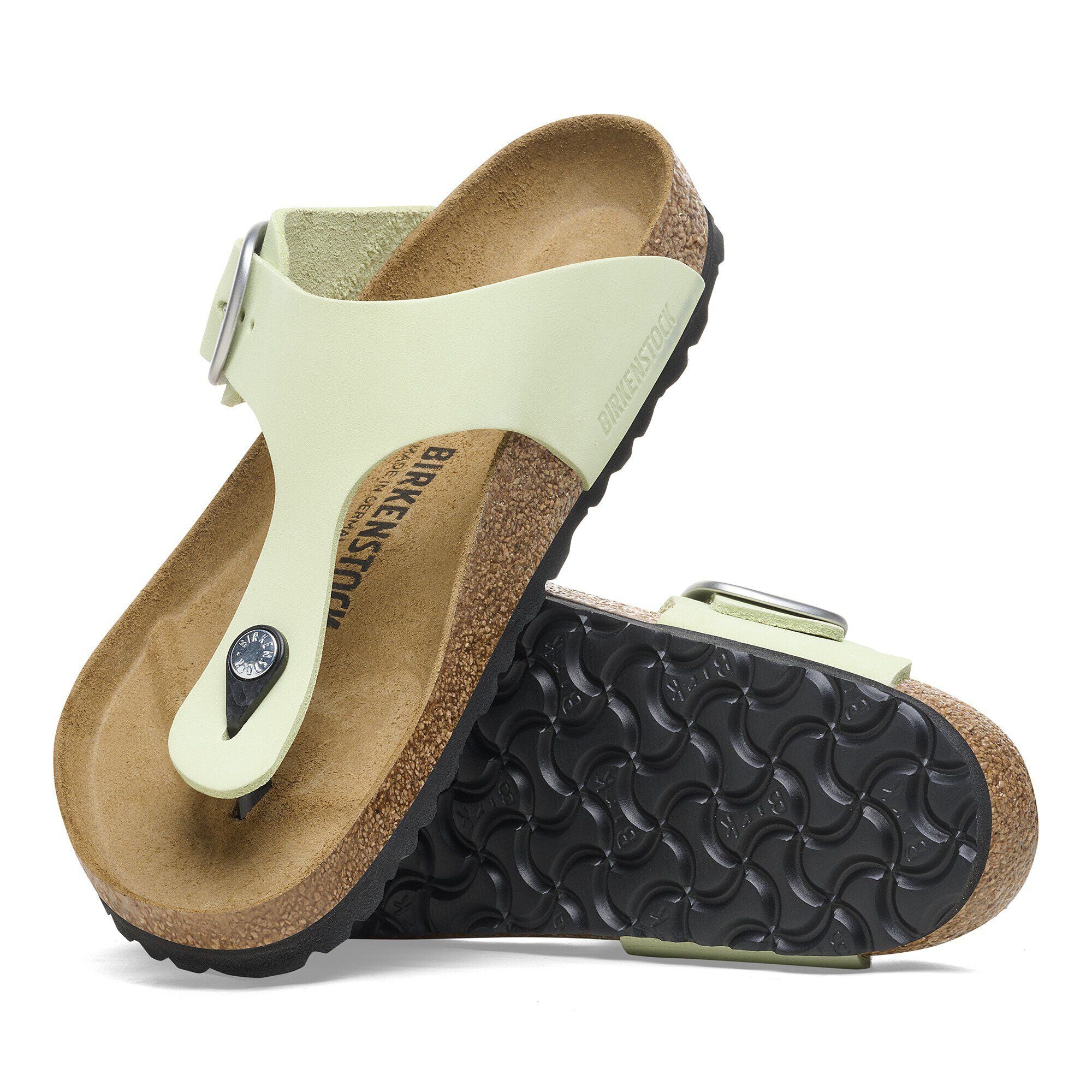 Gizeh Big Buckle Nubuck Leather