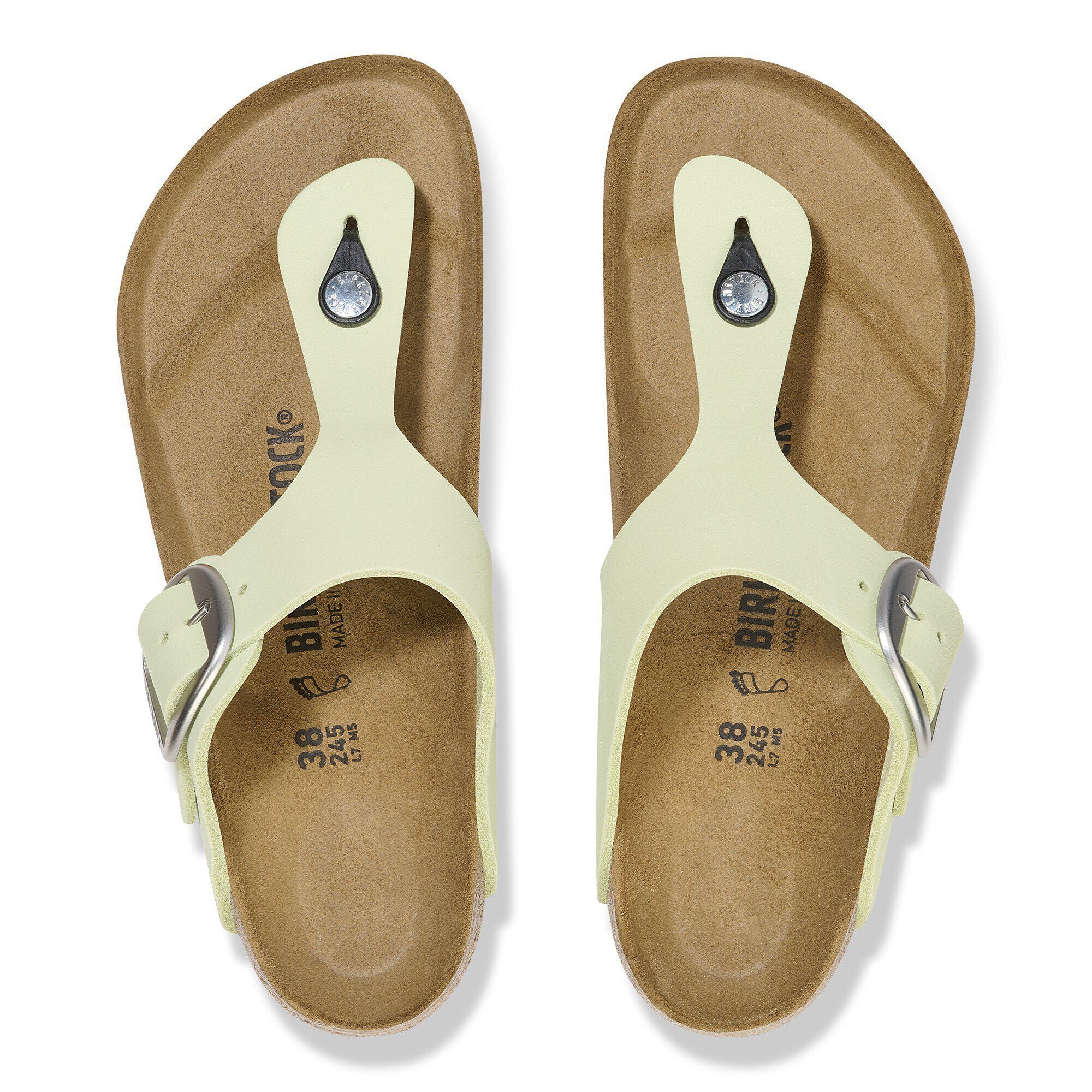 Gizeh Big Buckle Nubuck Leather
