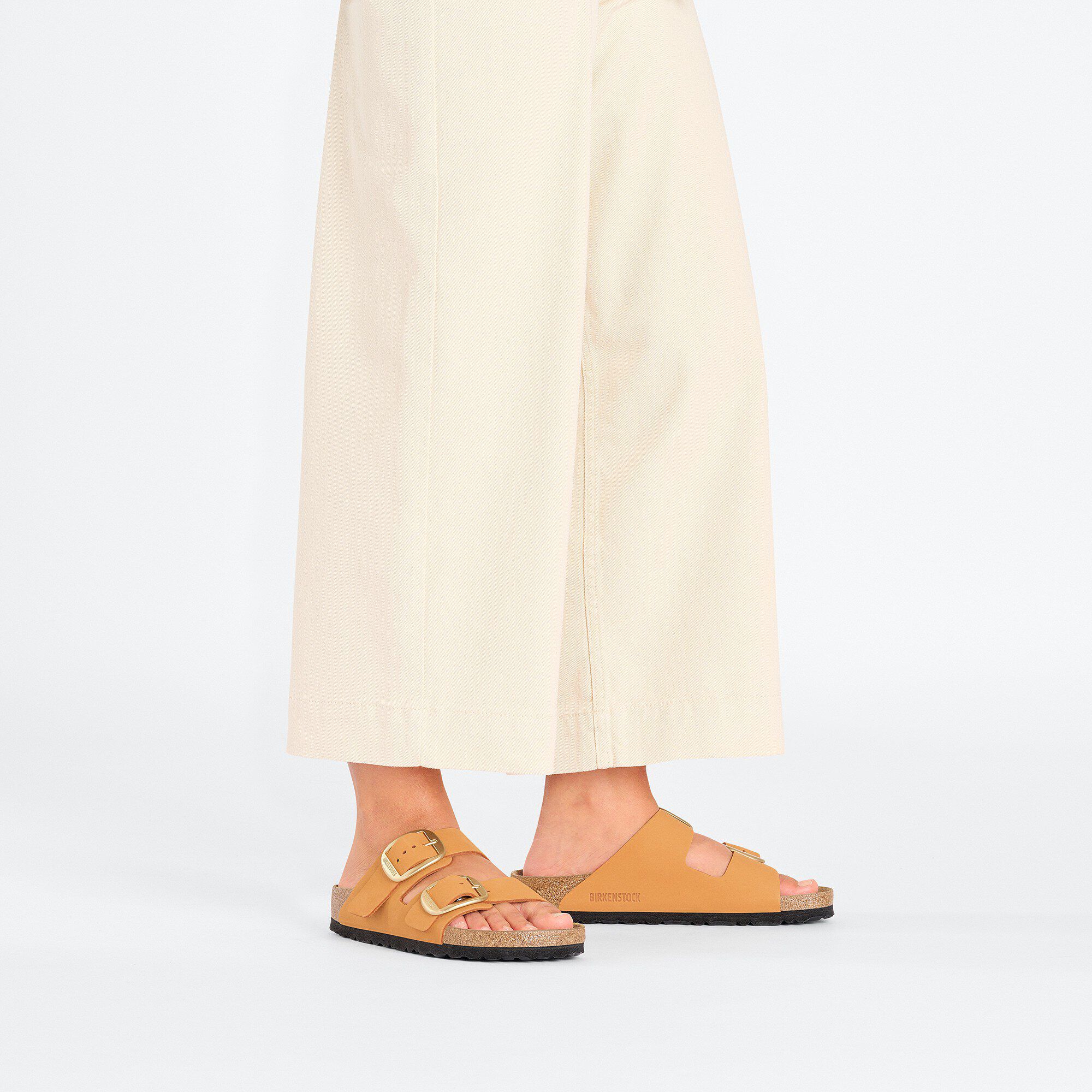 Arizona Big Buckle Nubuck Leather Burnt Orange