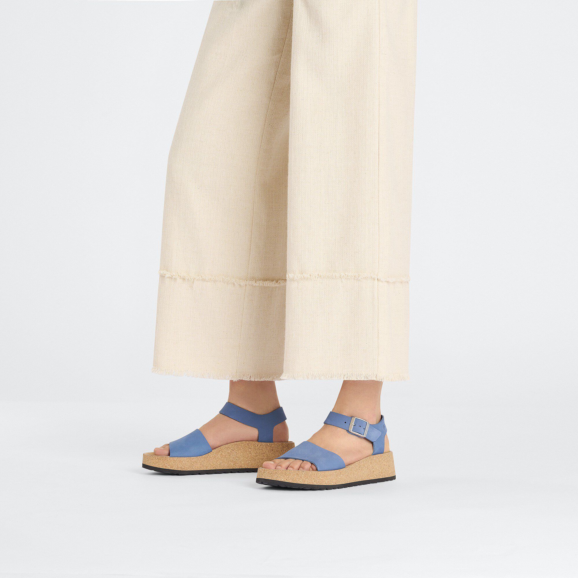Glenda Nubuck Leather Elemental Blue