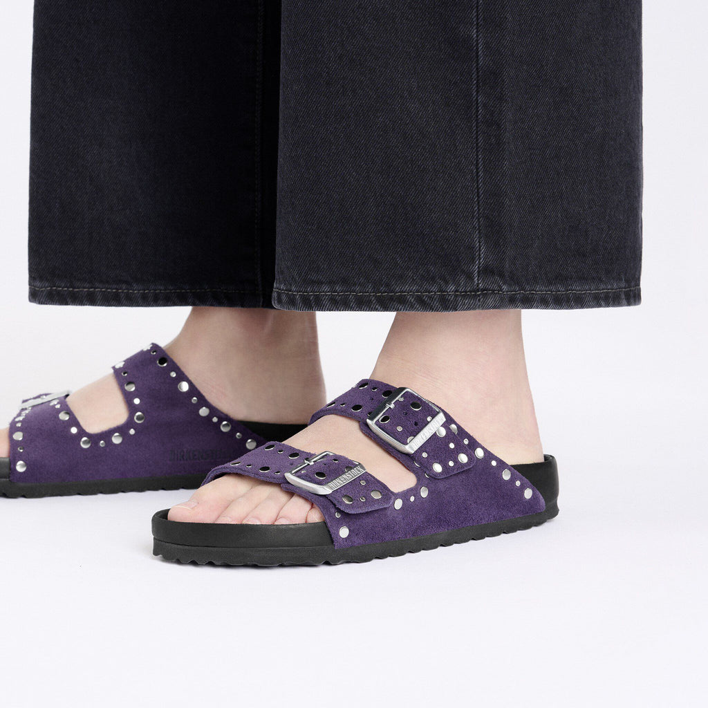 Arizona Rivets Suede Leather Acai