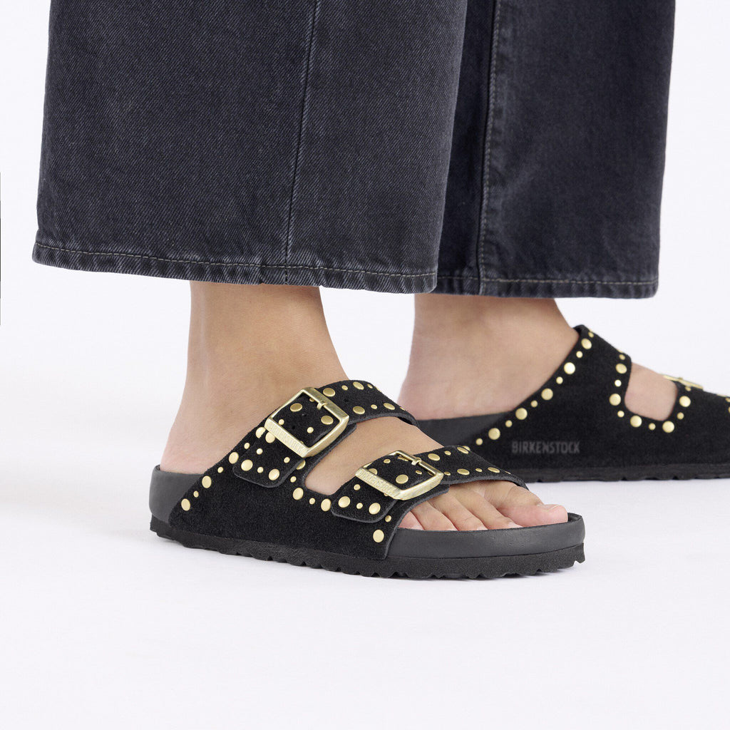 Arizona Rivet Suede Leather