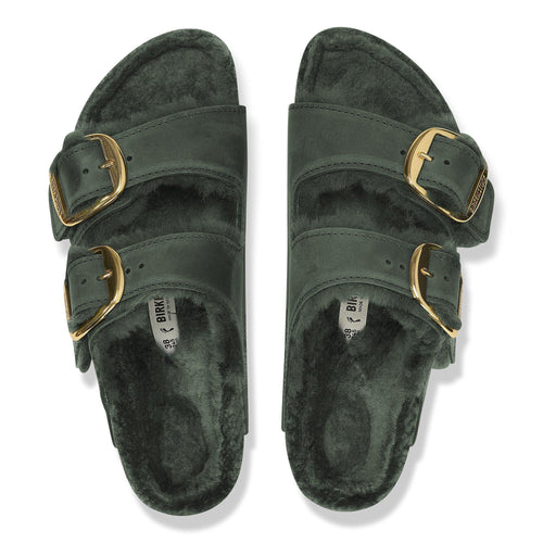 Arizona Big Buckle Shearling Natural Leather Oiled