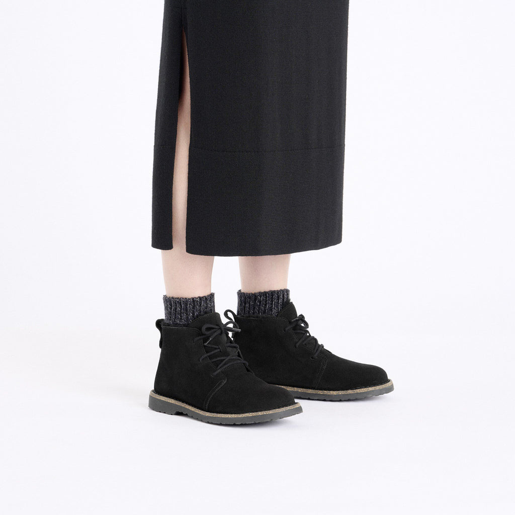 Uppsala Mid Shearling Suede Leather