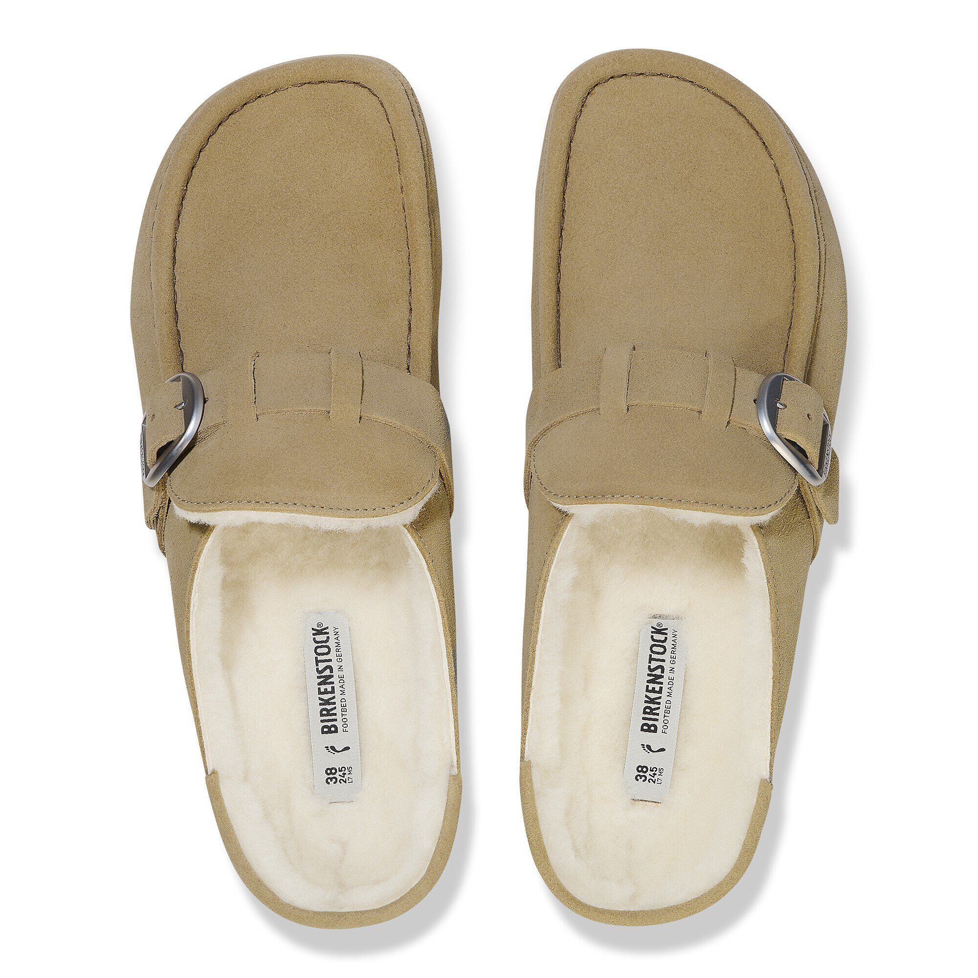 Buckley Shearling Suede Leather