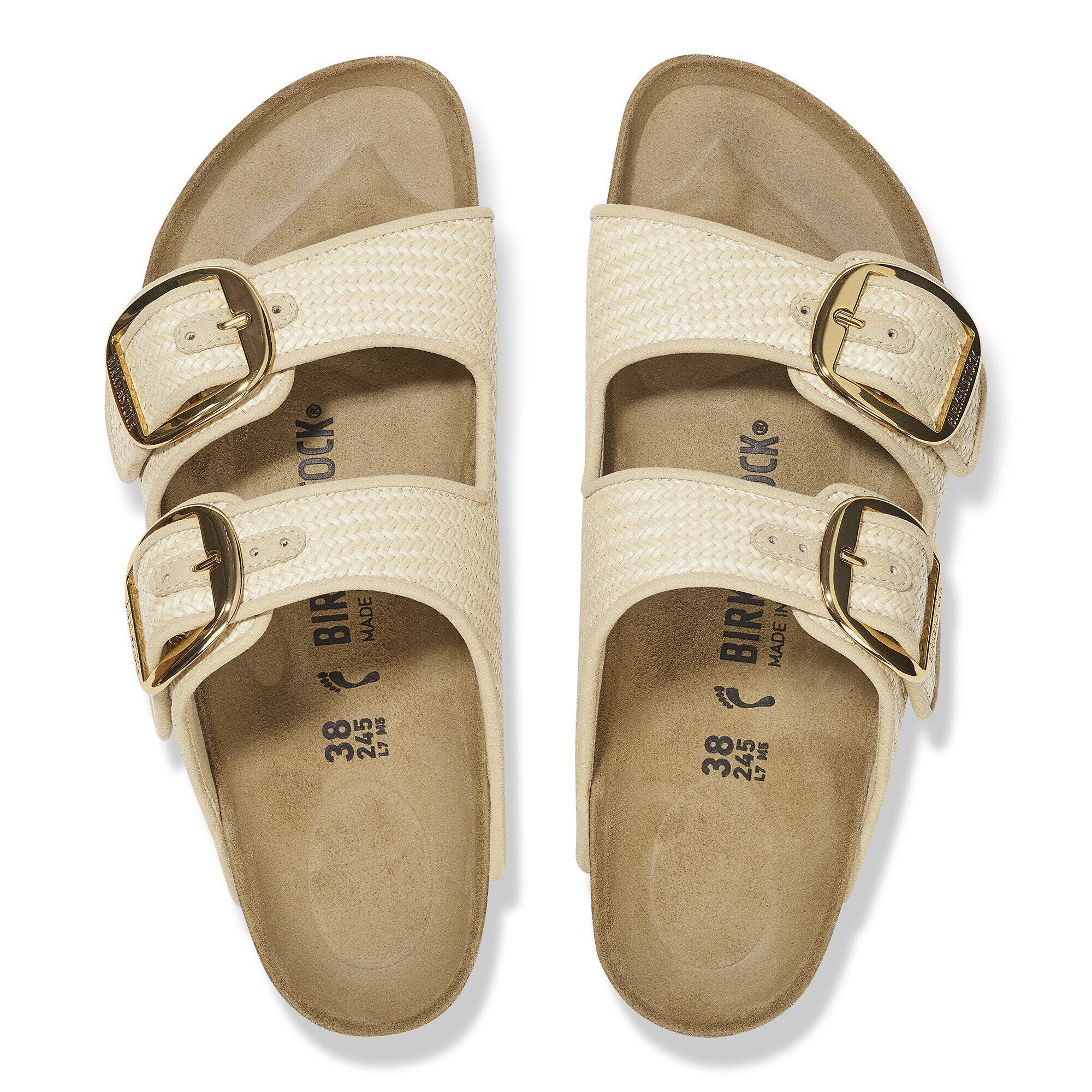 Arizona Big Buckle Raffia Textile