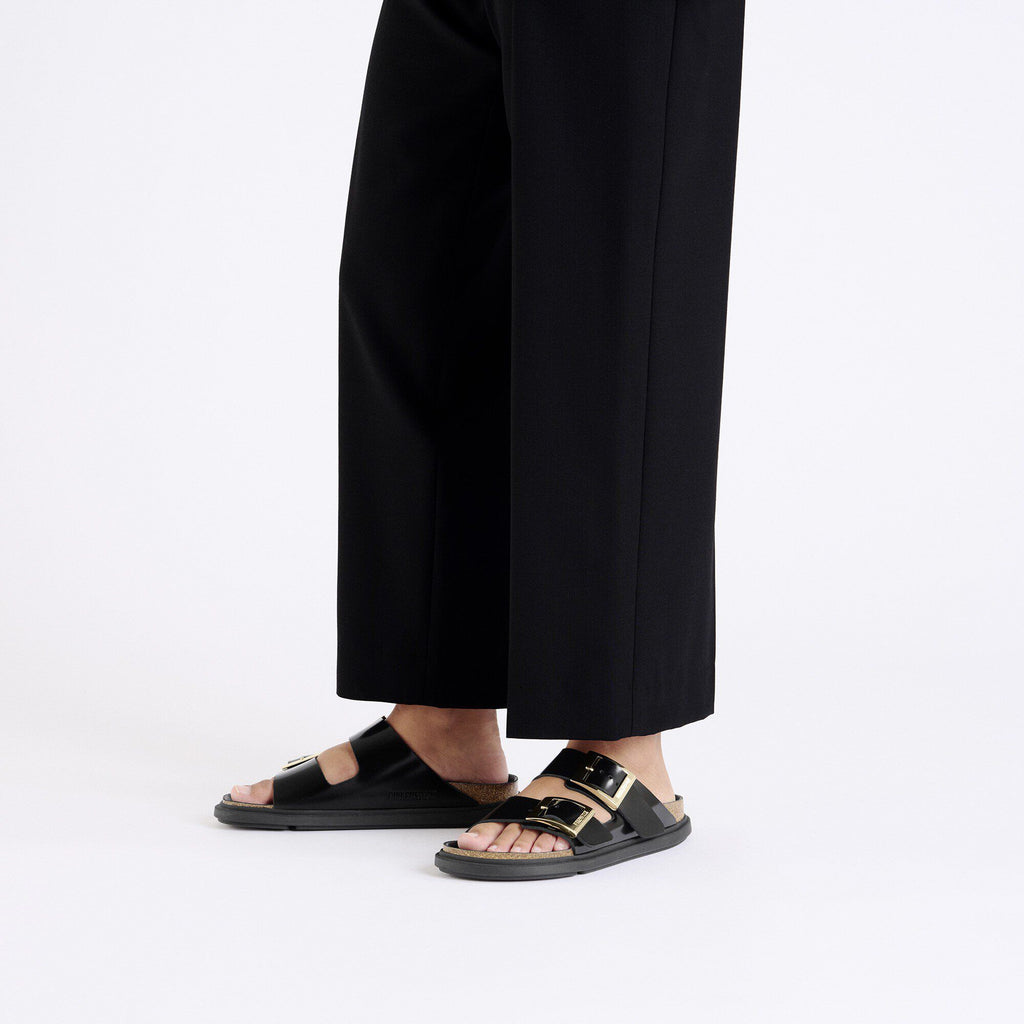 Arizona Droplet Buckle Natural Leather Patent