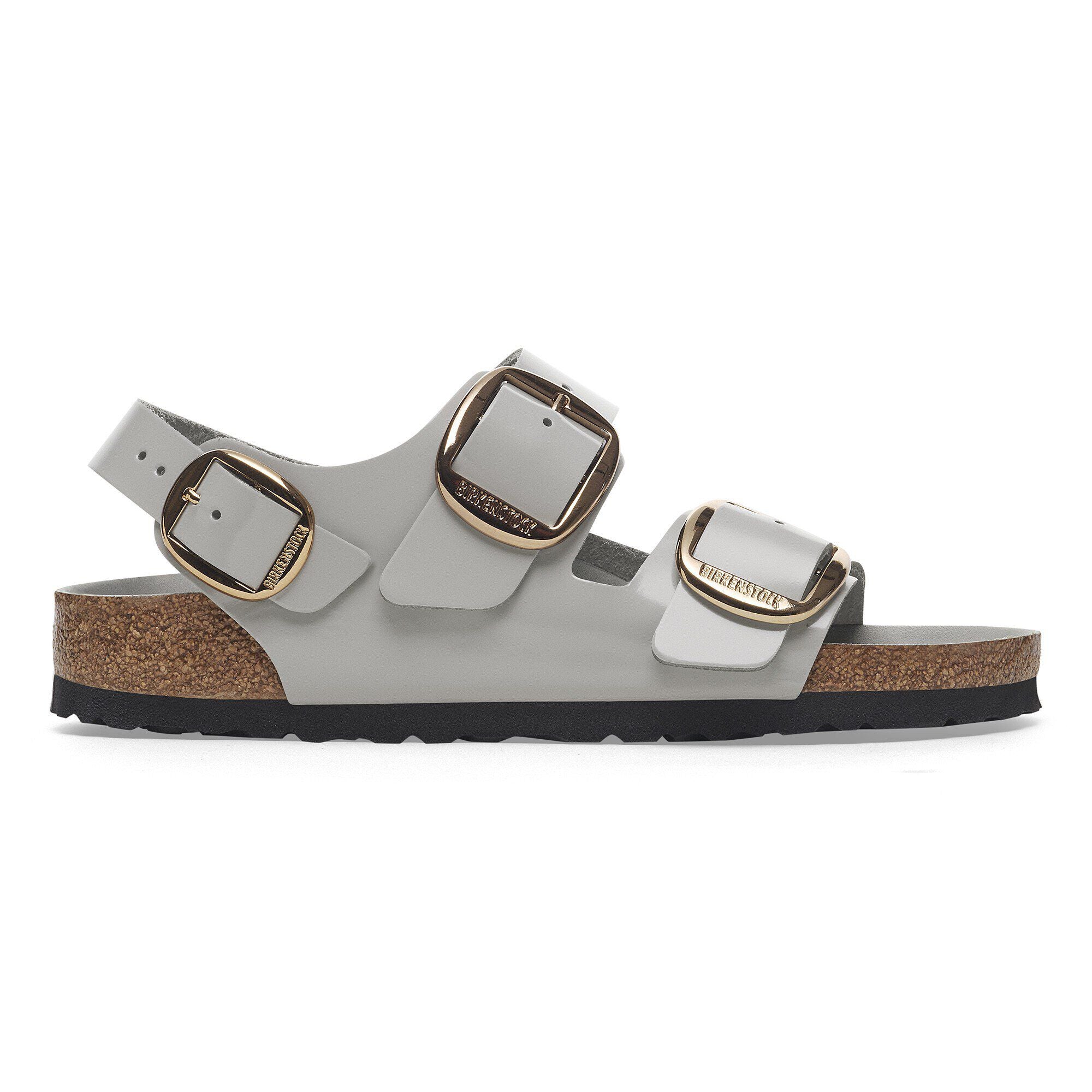 Milano Big Buckle Natural Leather Patent