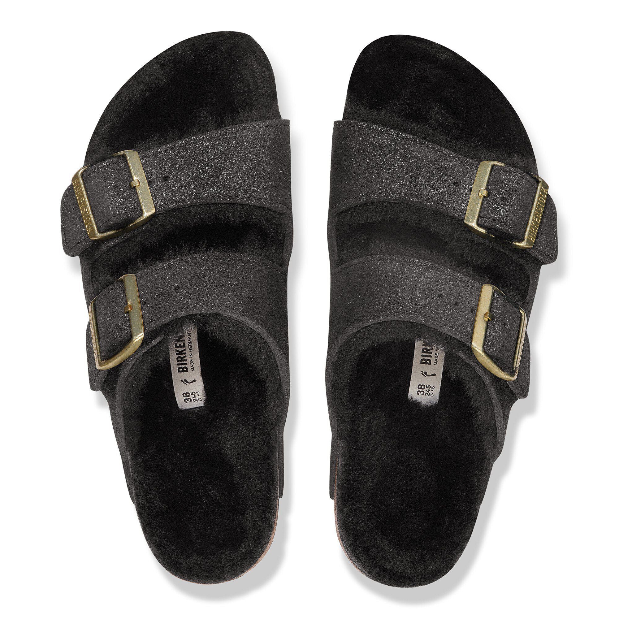 Arizona Shearling Suede Leather/Fur