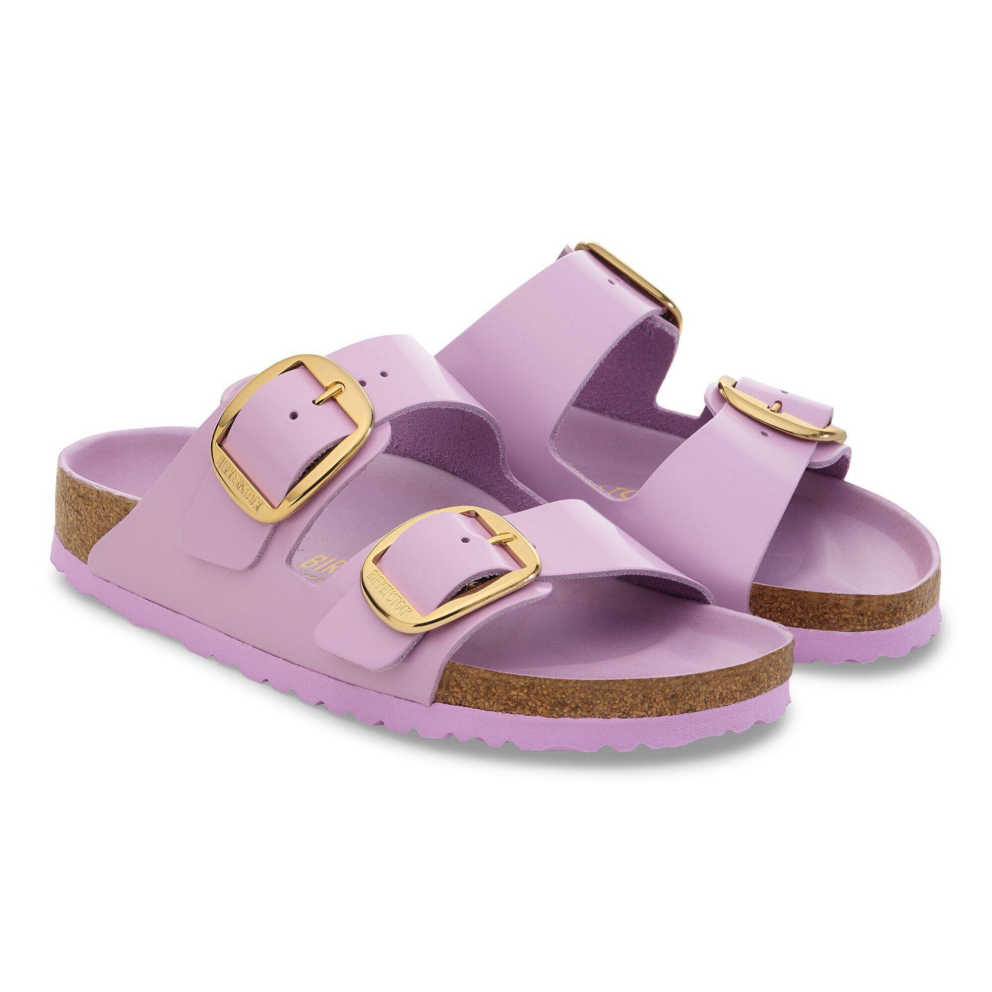 Arizona Big Buckle Natural Leather Patent