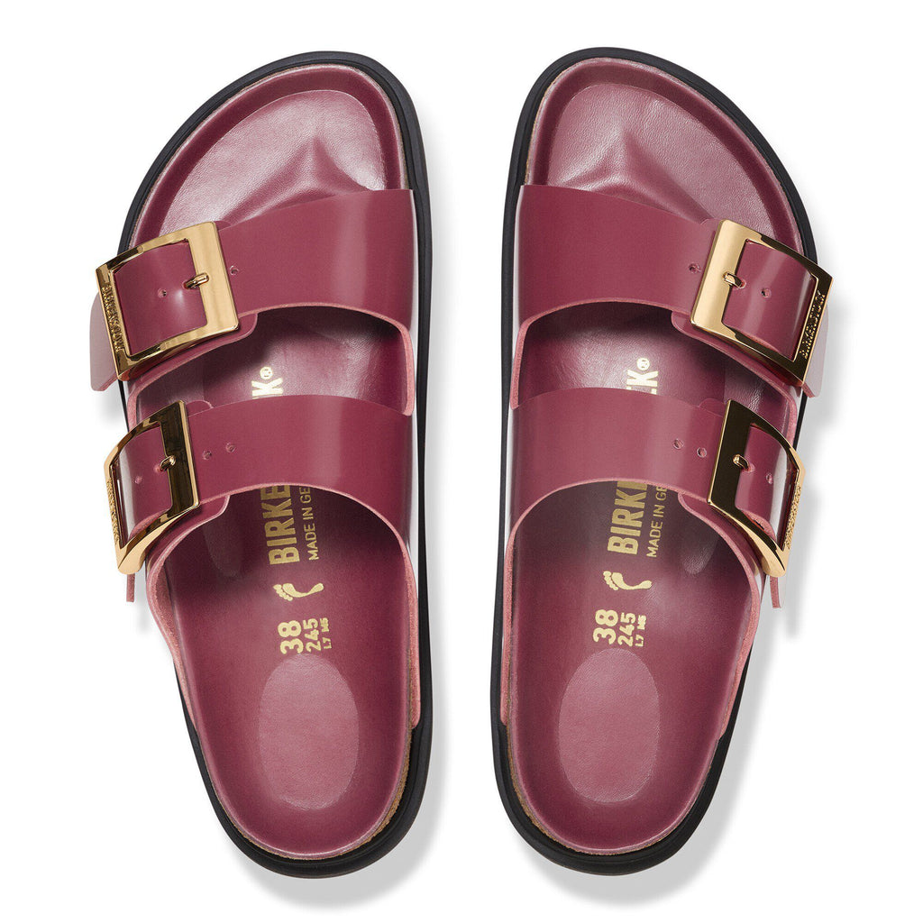 Arizona Droplet Buckle Natural Leather Patent