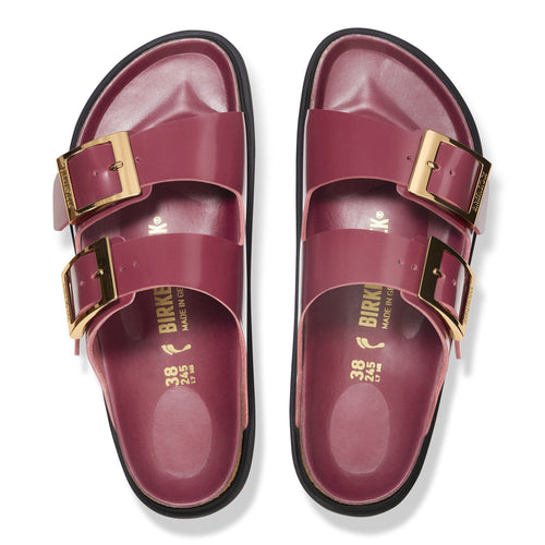 Arizona Droplet Buckle Natural Leather Patent