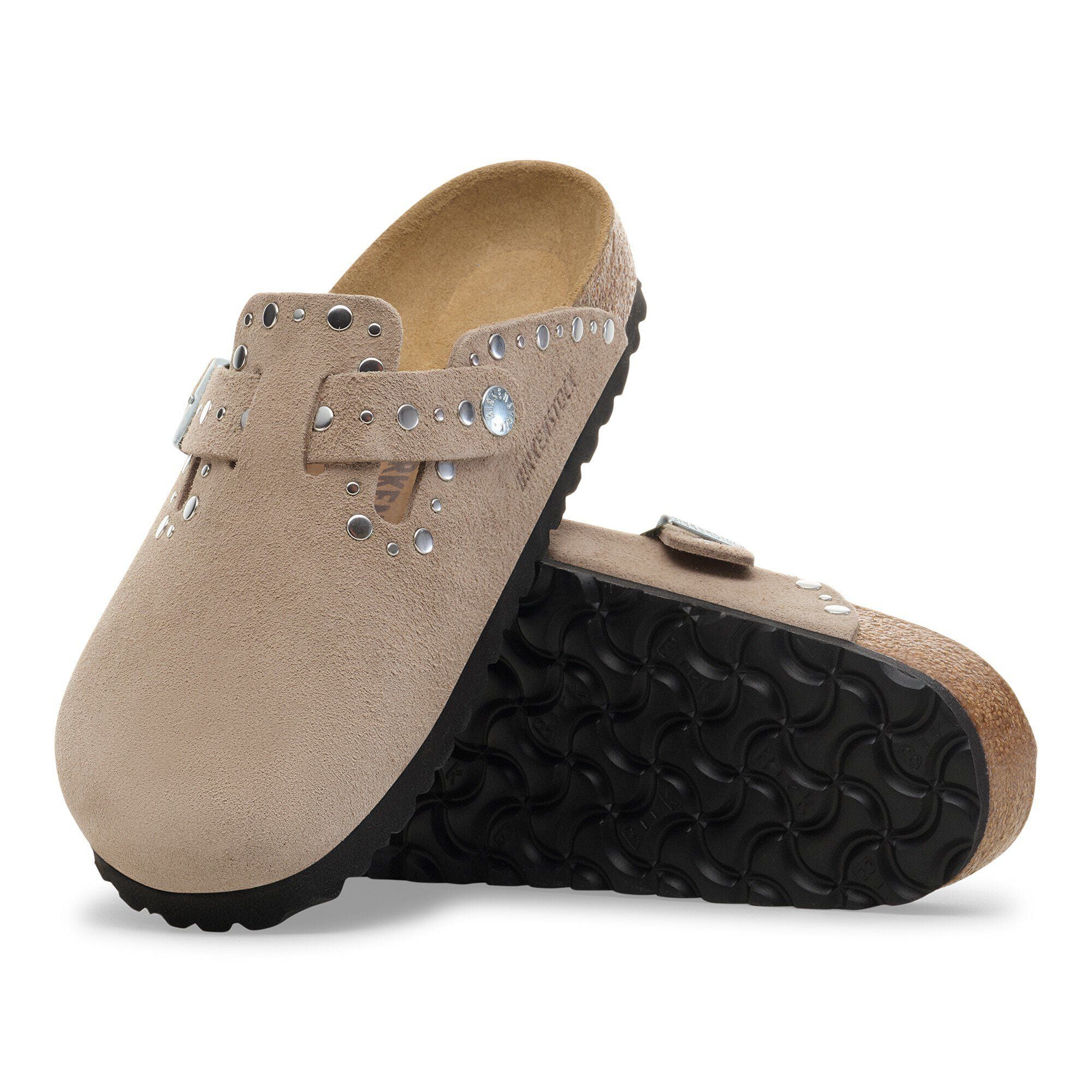 Boston Rivet Suede Leather
