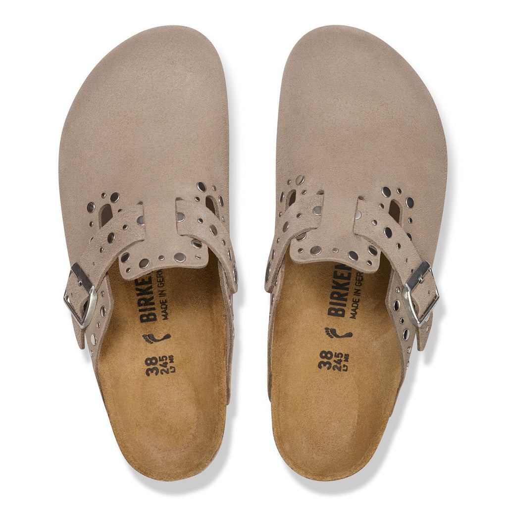 Boston Rivet Suede Leather