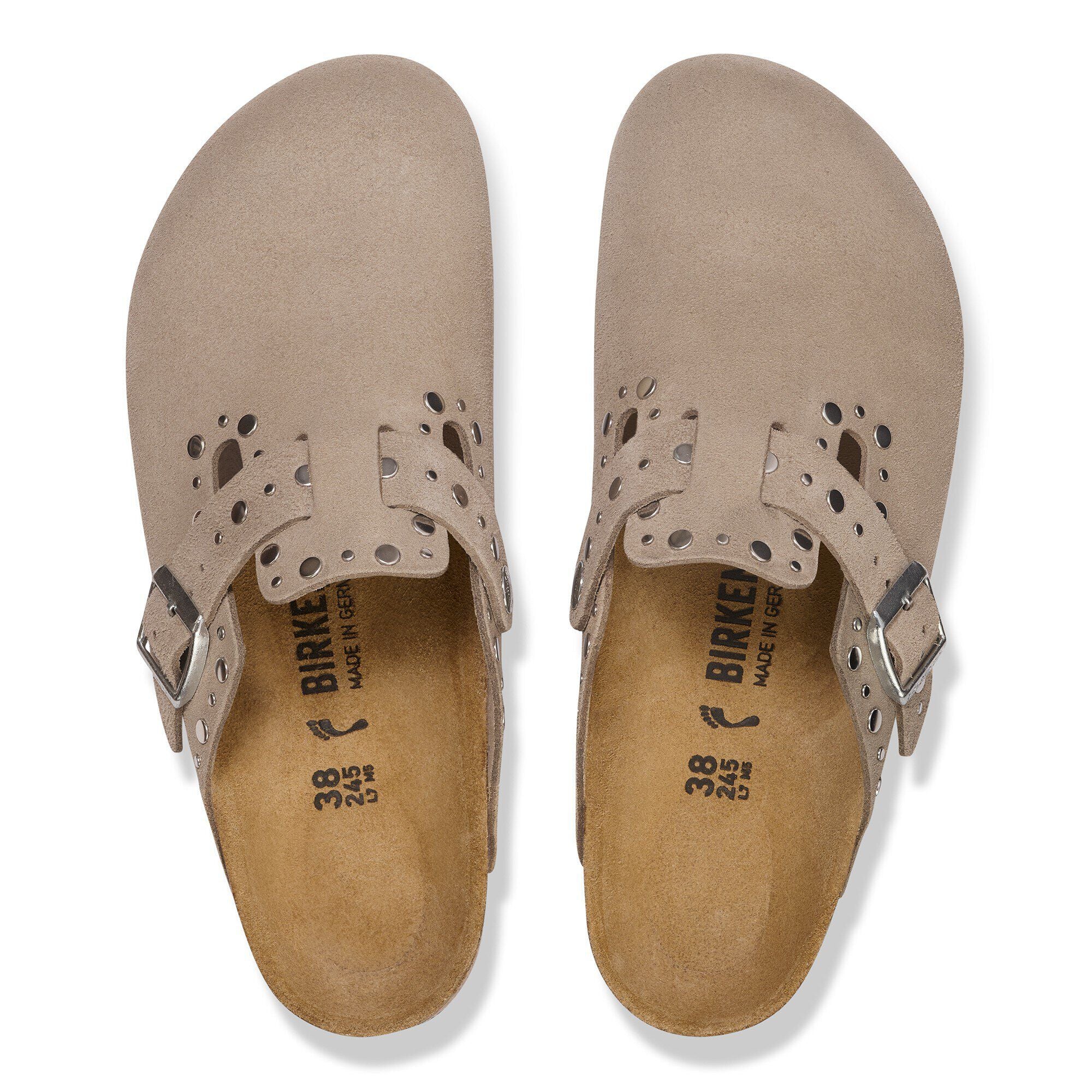 Boston Rivet Suede Leather