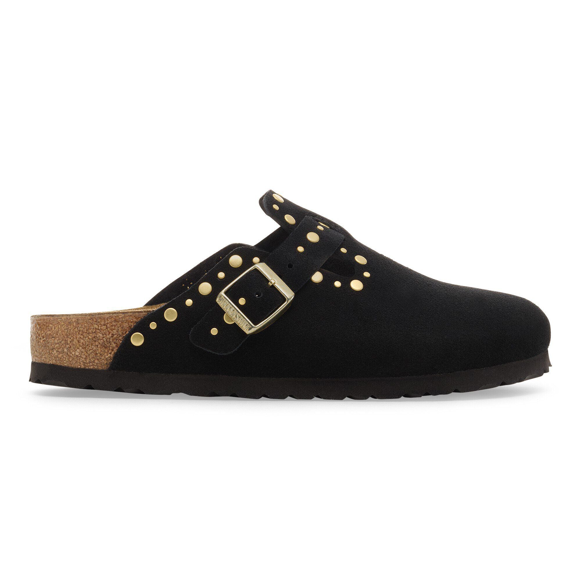 Boston Rivet Suede Leather