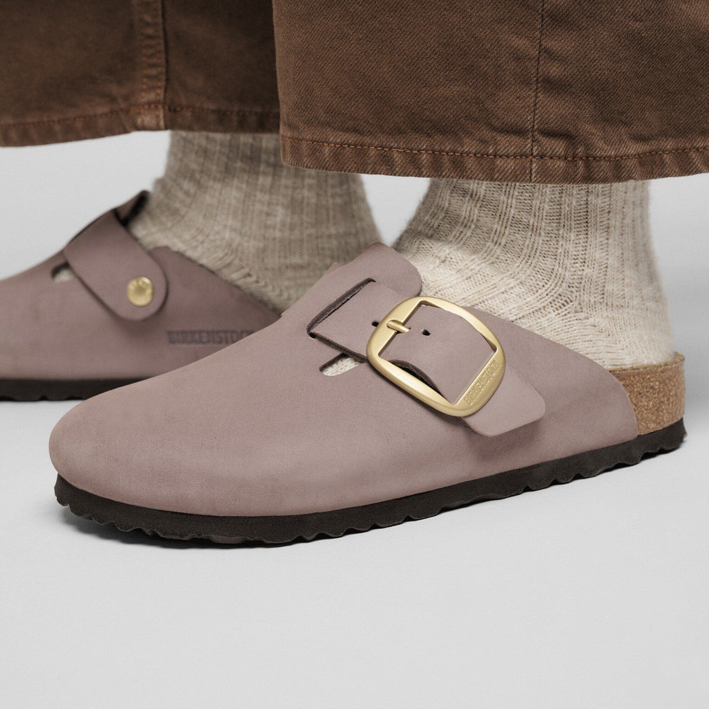 Boston Big Buckle Nubuck Leather