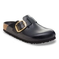 Boston Big Buckle Leather Black Dressy Leather