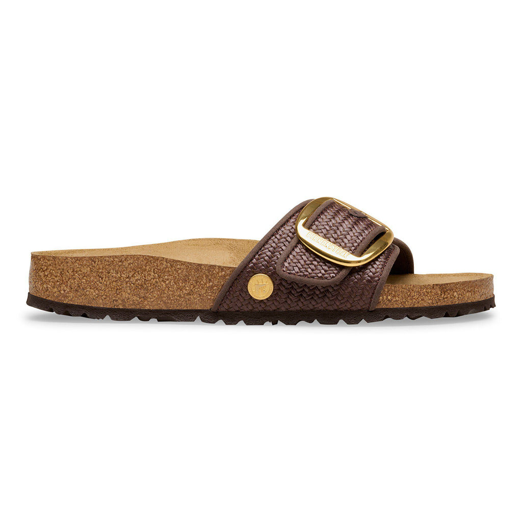 Madrid Big Buckle Raffia Textile
