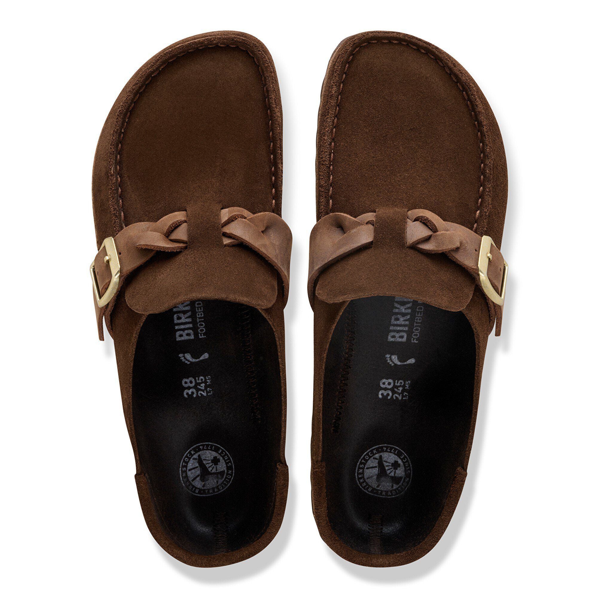Buckley  Braided Suede Leather