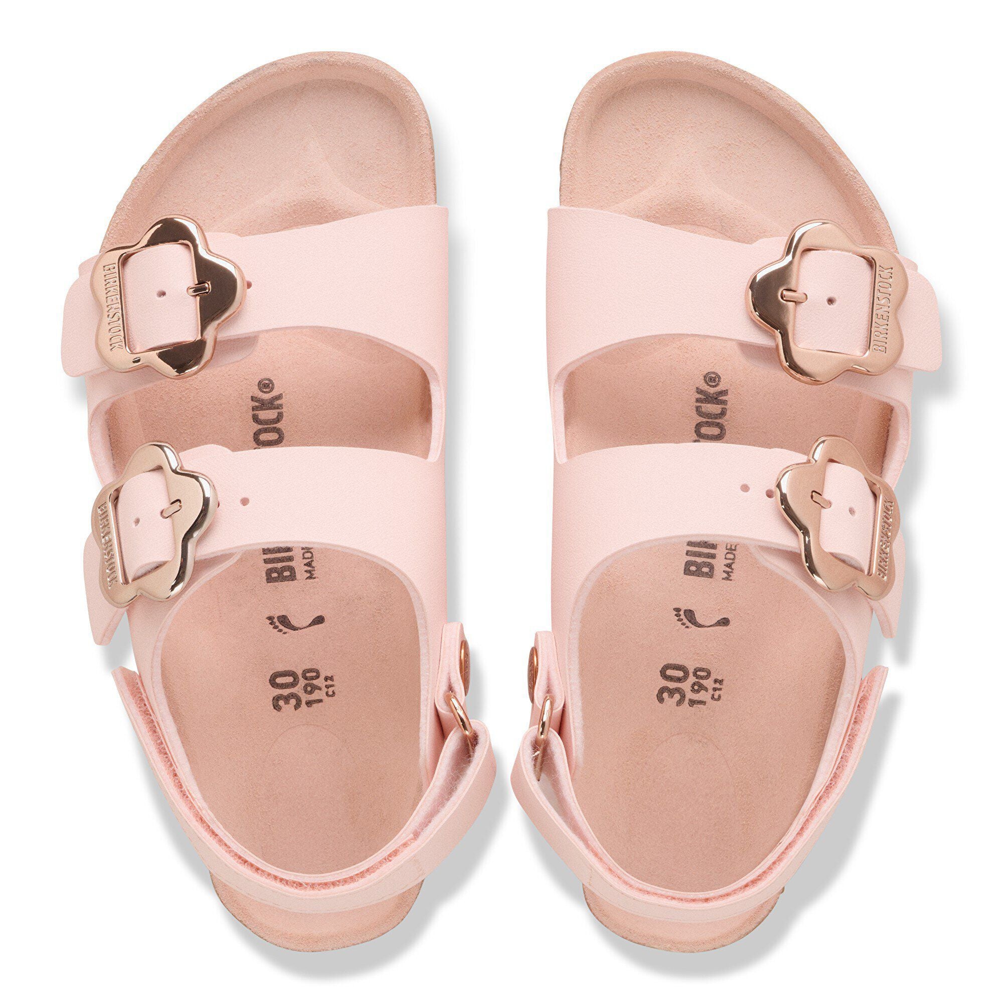 Milano Flower Buckle Kids Birko-Flor