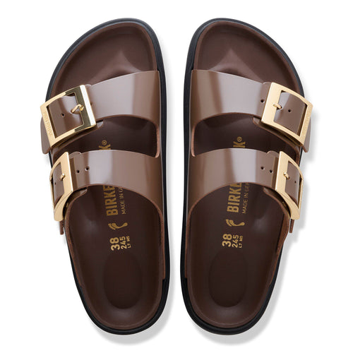 Arizona Droplet Buckle Natural Leather Patent