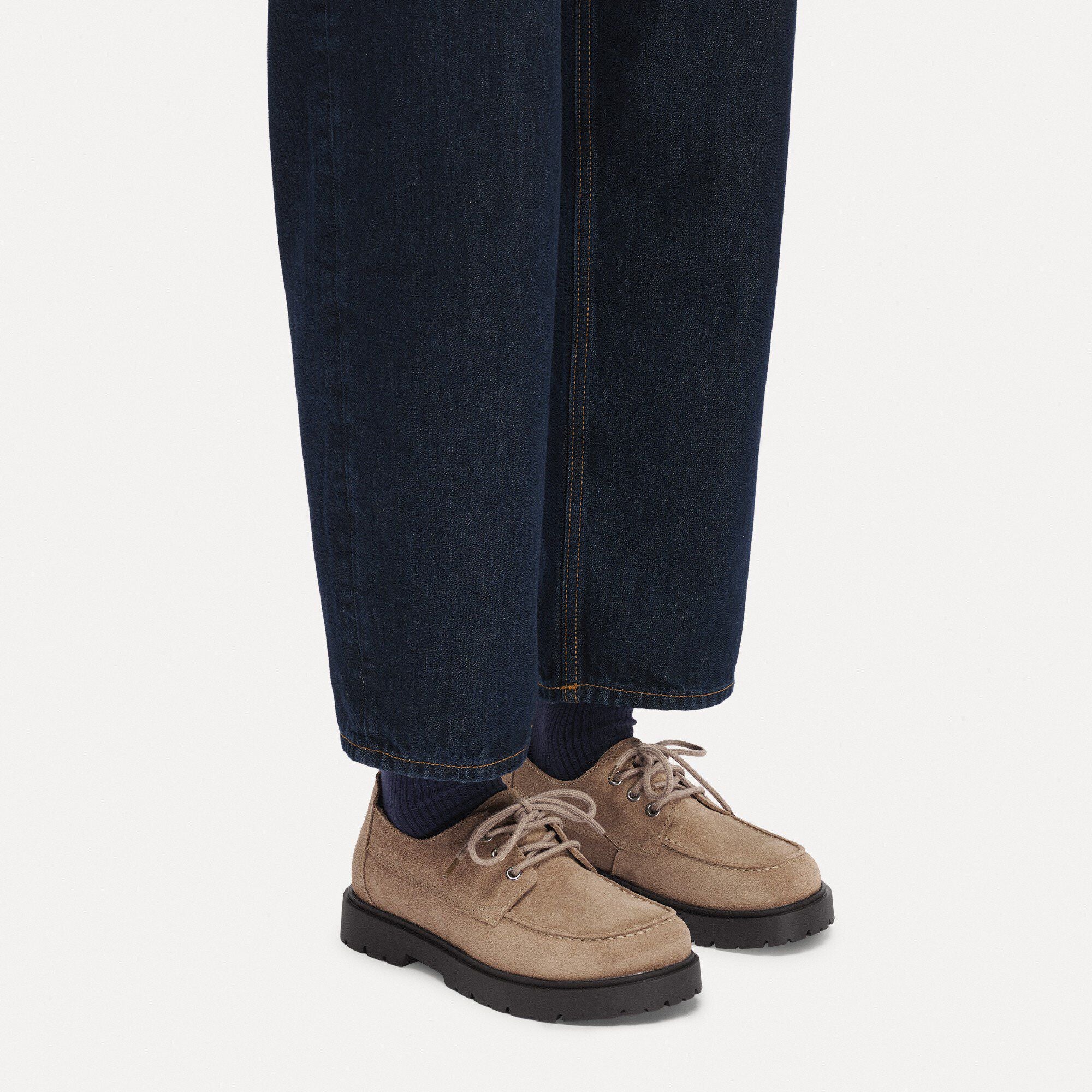 Highwood Moc Lace Low Suede Leather