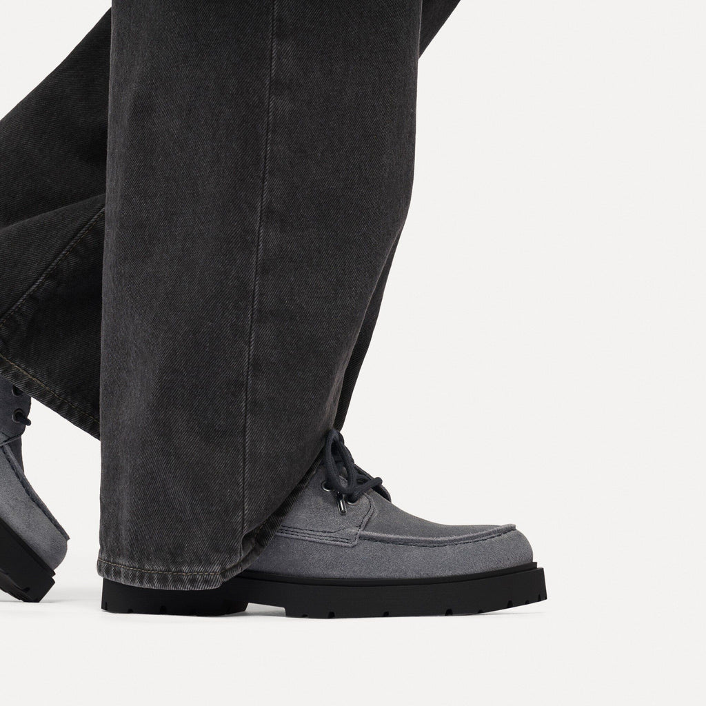 Highwood Moc Lace Low Suede Leather
